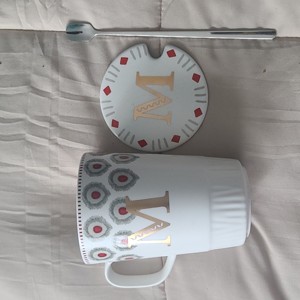 M Mug With Stirrer